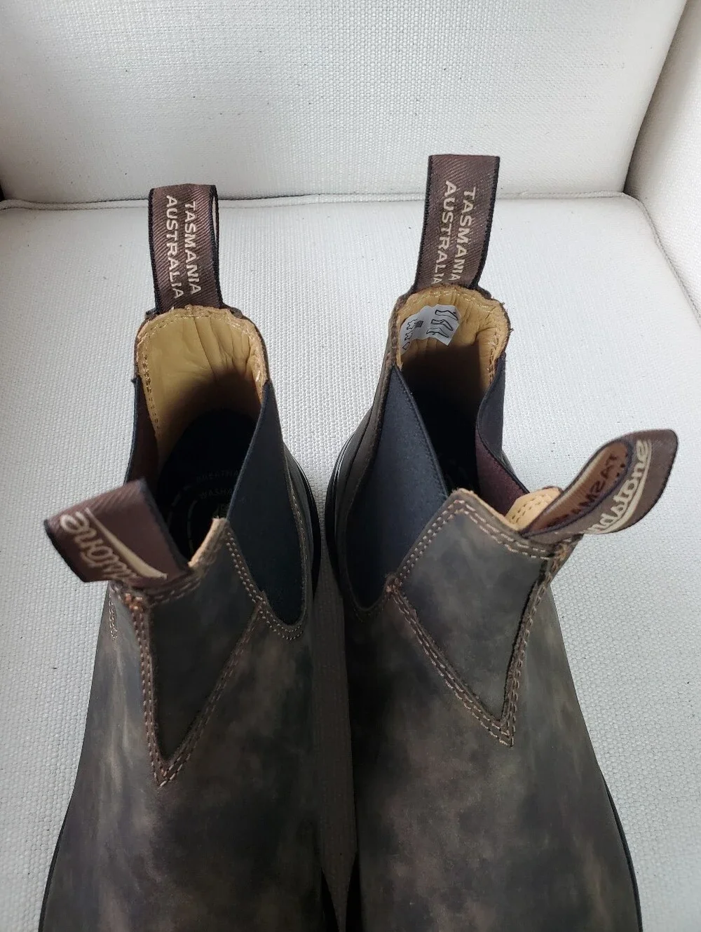 Blundstone Rustic Black Leather Boots Classics 587 Mens US Size 10.5